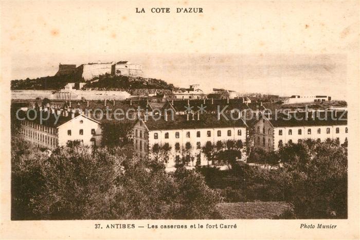 Antibes Alpes Maritimes Les casernes et le fort Carre