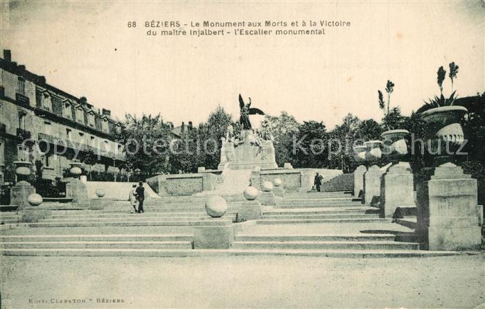 Beziers Le Monument aux Morts et a la Victoire du maitre injalbert l’Escalier mo