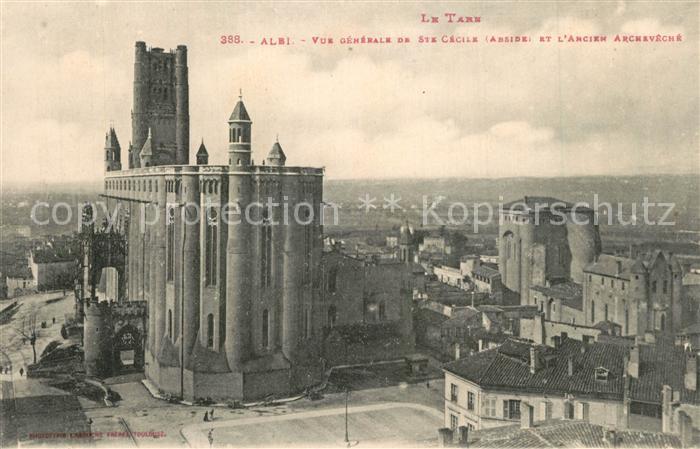 Albi Tarn Vue generale de Ste Cecile