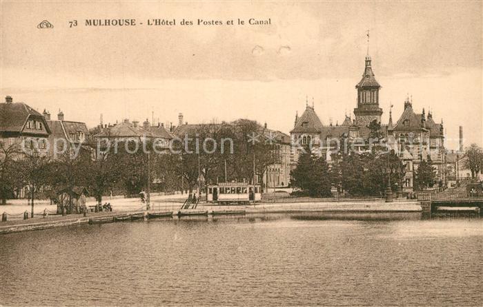 Mulhouse Muehlhausen Hotel des Postes et le Canal