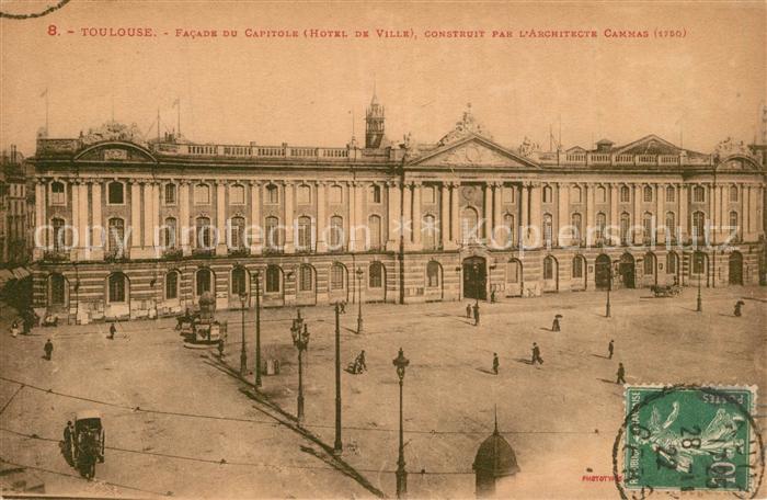 Toulouse Haute-Garonne Facade du Capitole Hotel de Ville