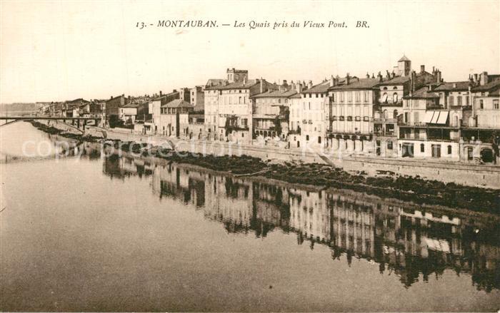 Montauban Tarn-et-Garonne Les Quais pris du Vieux Pont