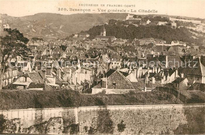 Besancon Doubs Vue generale La Citadelle