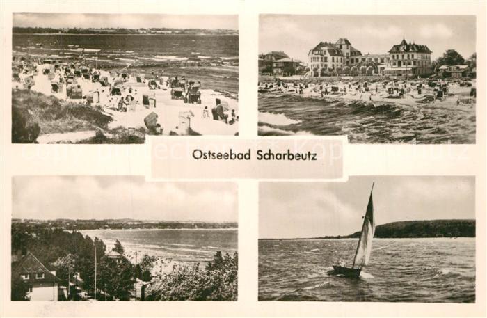 Scharbeutz Ostseebad Strandpartien Strandhotels Segelboot