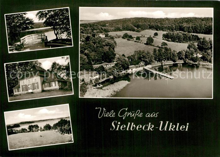 Sielbeck Holsteinische Schweiz Fliegeraufnahme Faehrhaus Ukleisee Hotel Panorama
