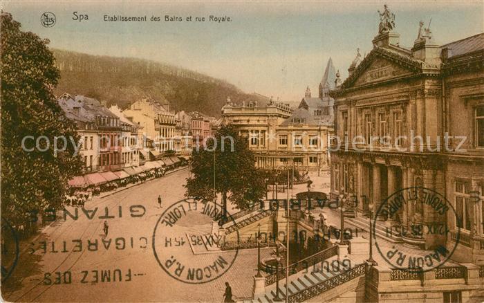 Spa Liege Etablissement des Bains et rue Royale