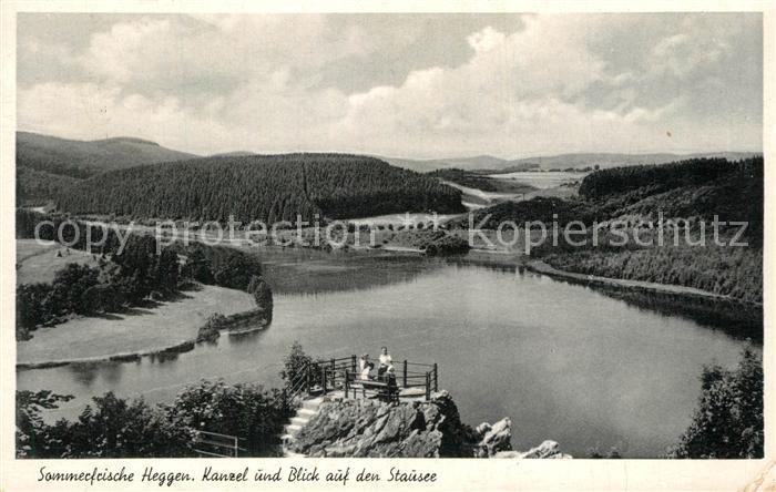 Heggen Biggetal Kanzel und Stausee