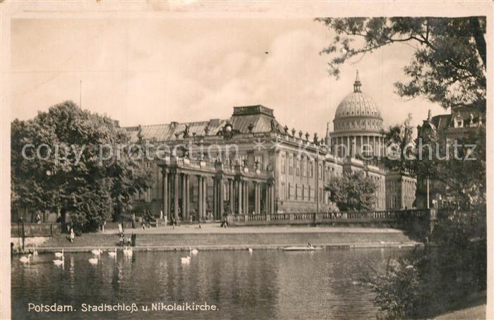 Potsdam Stadtschloss Nikolaikirche