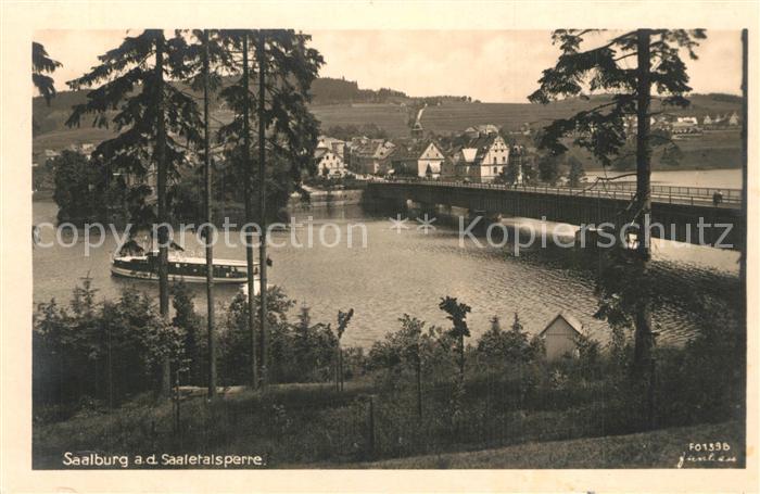 Saalburg Saale Saaletalsperre