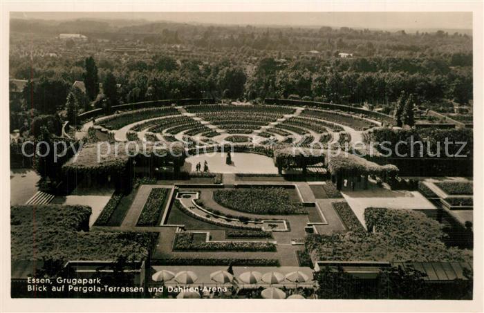 Essen Ruhr Grugapark Pergola-Terrassen Dahlien-Arena