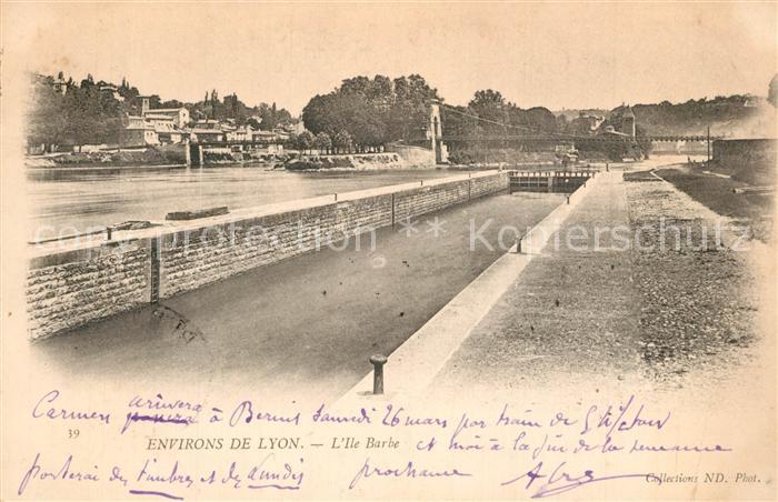 Lyon France Ile Barbe