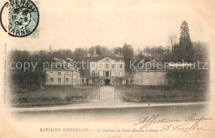 Epernay 51 Chateau de Saint Martin d`Ablois