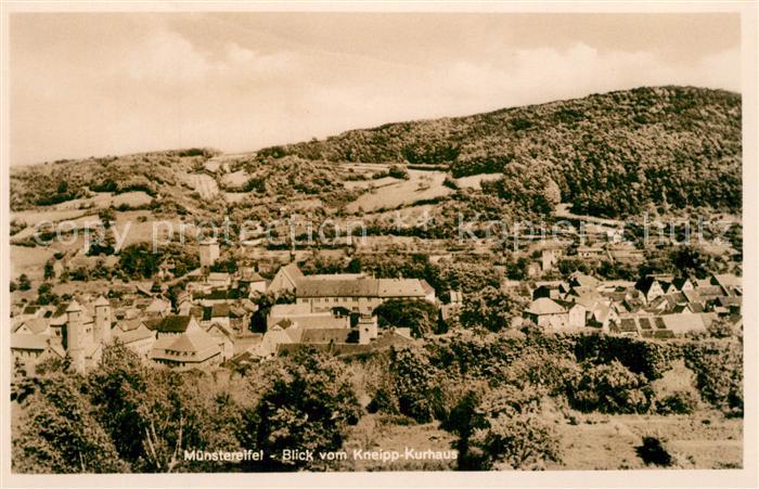 Bad Muenstereifel Blick vom Kneipp-Kurhaus