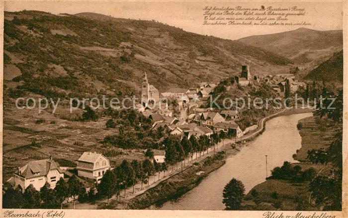 Heimbach Eifel Blick vom Meuchelberg
