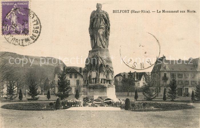 Belfort Alsace Le Monument aux Morts