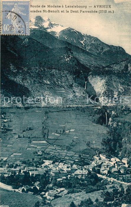 Avrieux St. Benoit et la Dent Parrach