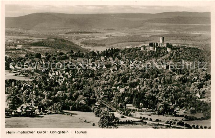K?nigstein Taunus Fliegeraufnahme mit Festung
