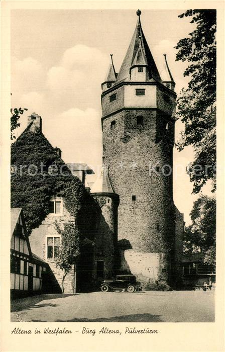 Altena Lenne Burg Pulverturm