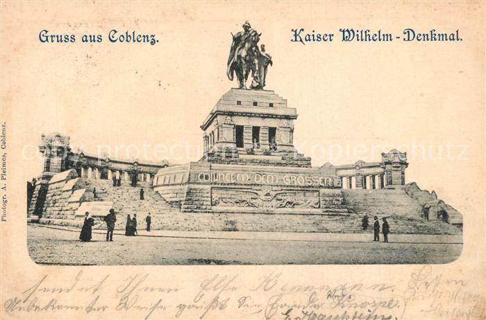 Koblenz Rhein Kaiser Wilhelm Denkmal