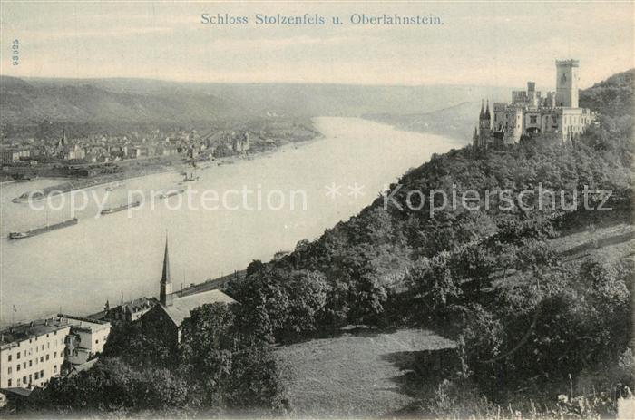 Stolzenfels Schloss und Oberlahnstein