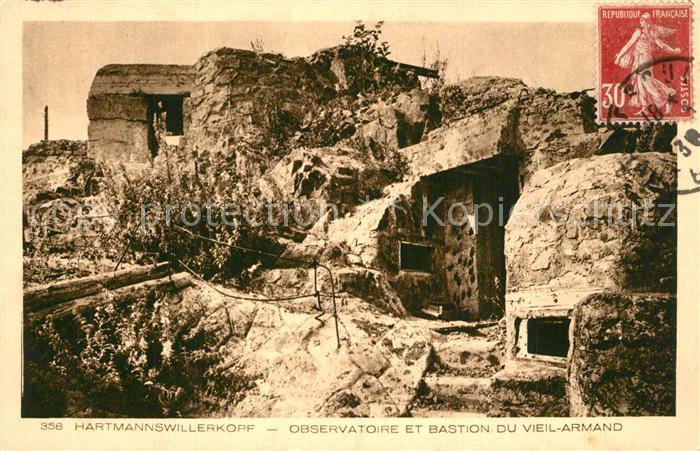 Hartmannsweilerkopf Observatoire et Bastion deu vieil Armand