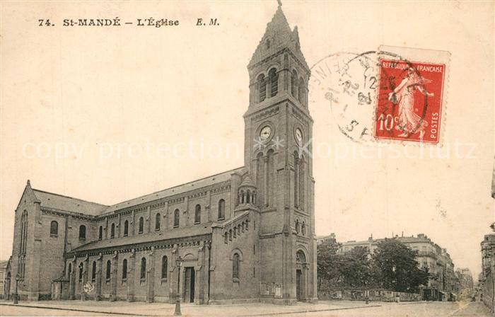 Saint-Mande Val-de-Marne Eglise