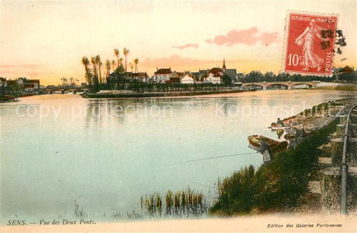 Sens 89 Vue des Deux Ponts