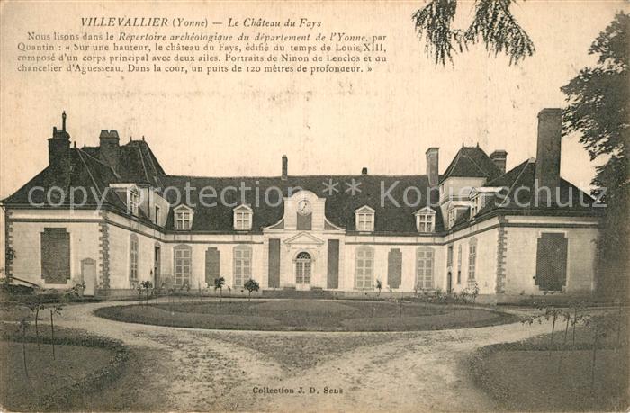 Villevallier Chateau du Fays
