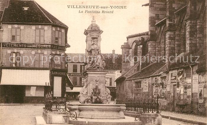 Villeneuve-sur-Yonne Fontaine Briard