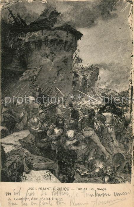 Saint-Dizier Haute-Marne Tableau du Siege