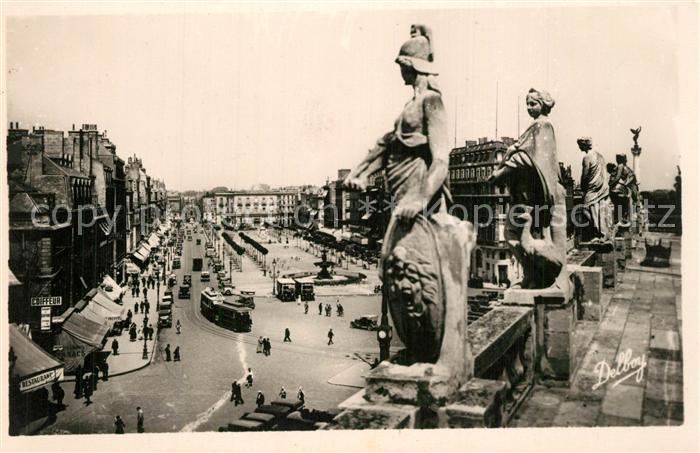 Bordeaux Allees de Tourny Statues du Grand Theatre