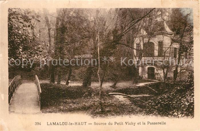 Lamalou-les-Bains Source du Petit Vichy et la Passerelle