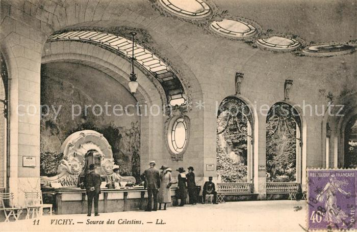 Vichy Allier Source des Celestins