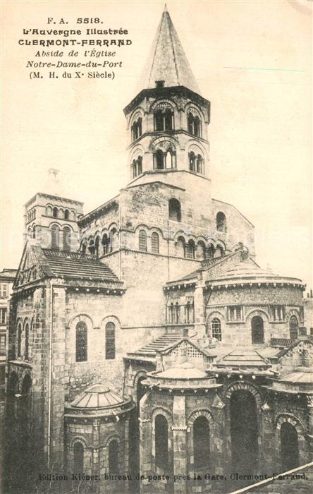 Clermont-Ferrand Abside de Eglise