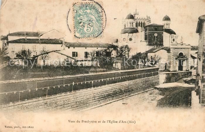 Ars Ain Vue du Presbytere et de Eglsie