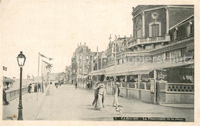 Cabourg Promenade de la plage