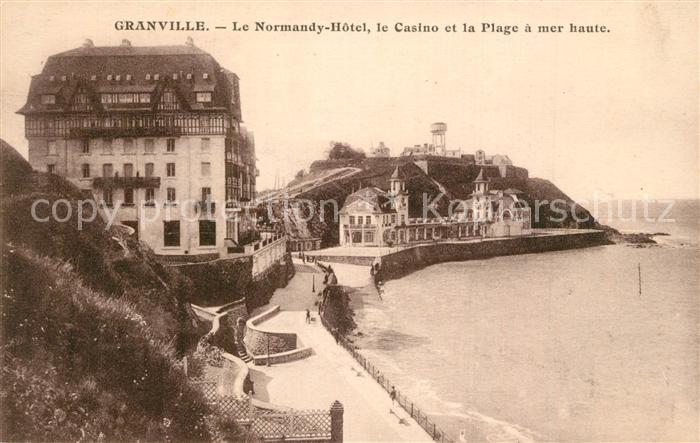 Granville Manche Normandy Hôtel Casino et plage a mer ha