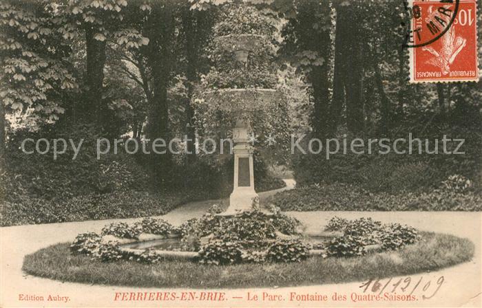 Ferrieres-en-Brie Parc Fontaine des Quatre Saisons
