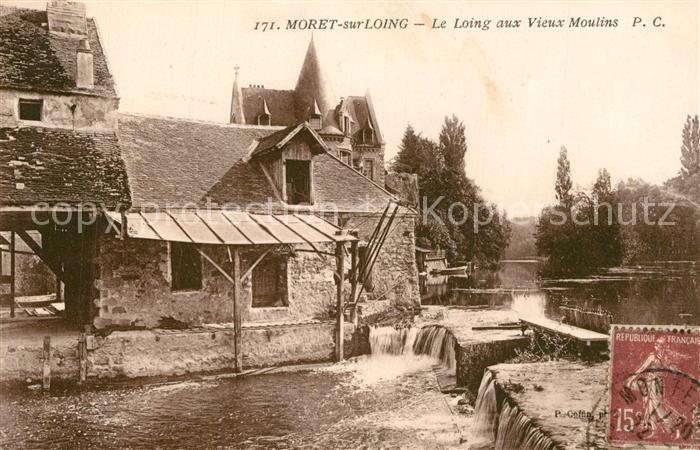 Moret-sur-Loing Le Loing aux vieux moulins