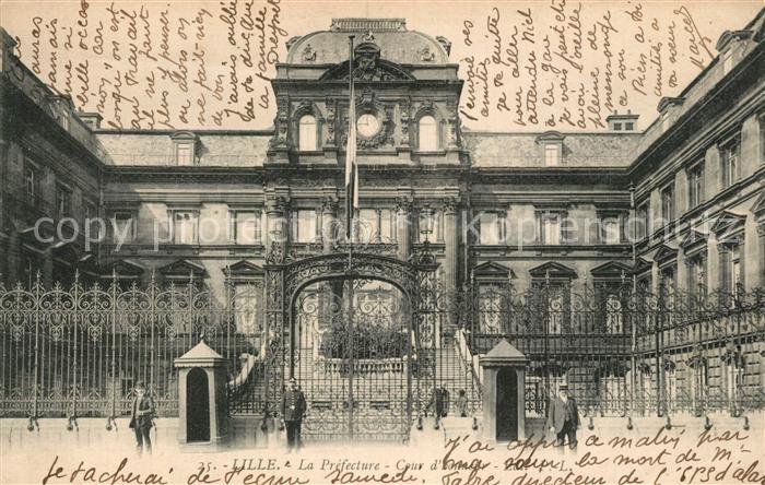 Lille Nord La Prefecture Cour d_honneur
