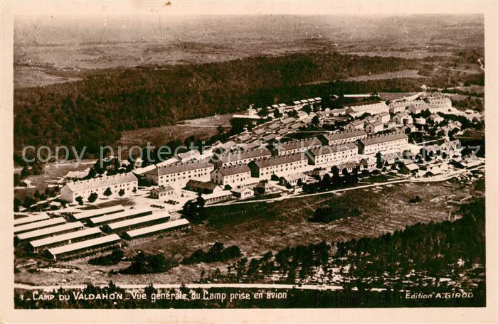 Camp du Valdahon Vue Generale du camp prise en avion
