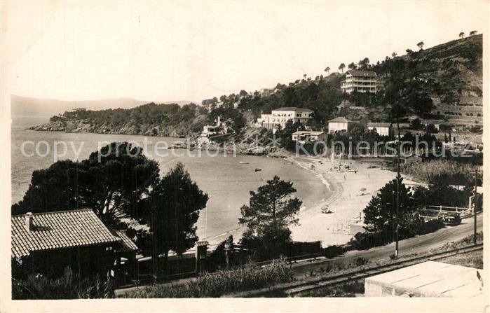 Aiguebelle Le Lavandou Vue panoramique et la plage