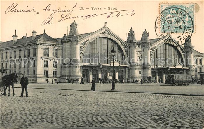 Tours Indre-et-Loire La Gare Bahnhof
