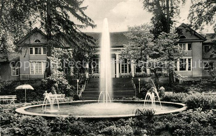 Langenbruecken Bad Schoenborn Thermal Schwefelbad Kurhaus Sigel Fontaene