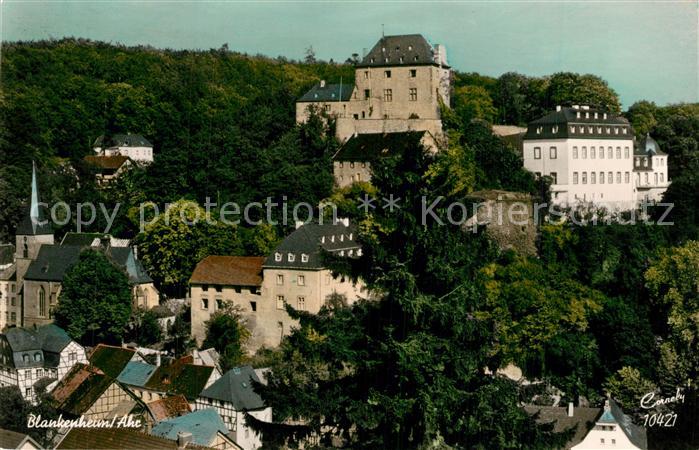Blankenheim Ahr Ansicht Luftkurort mit Burg Cornely Karte Nr 10421
