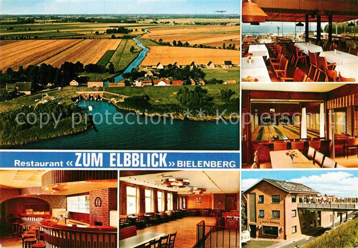 Bielenberg Restaurant Zum Elbblick Kegelbahn Fliegeraufnahme