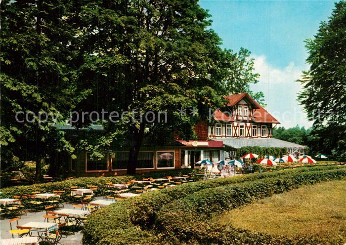 Koenigslutter Elm Waldgaststaette Tetzelstein im Elm