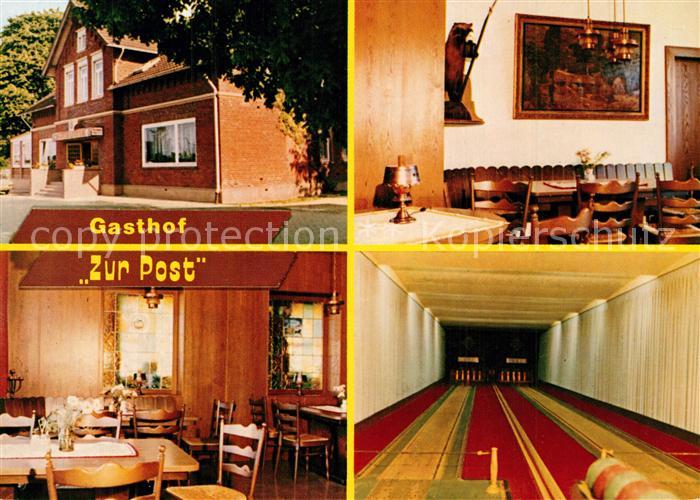 Dorfmark Gasthof Zur Post Kegelbahn Lueneburger Heide