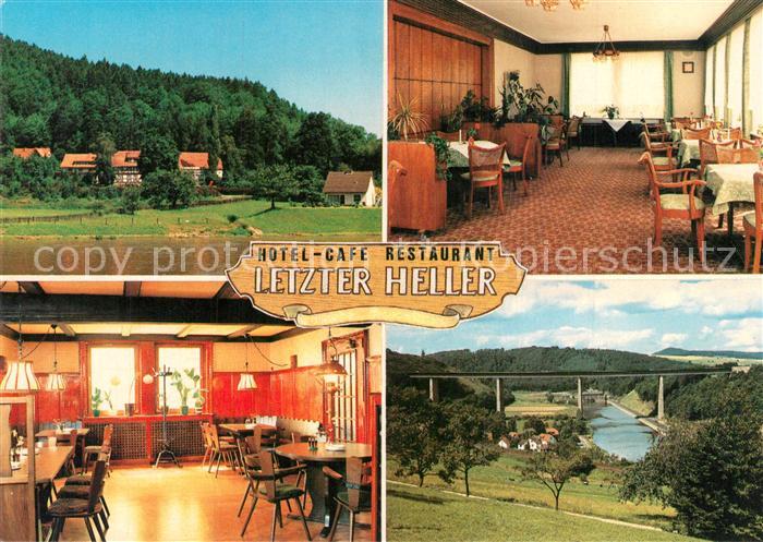 Hann. Muenden Hotel Cafe Restaurant Letzter Heller Landschaftspanorama Bruecke