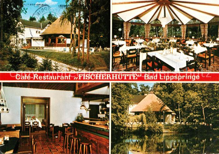 Bad Lippspringe Cafe Restaurant Fischerhuette Kurwald Teich